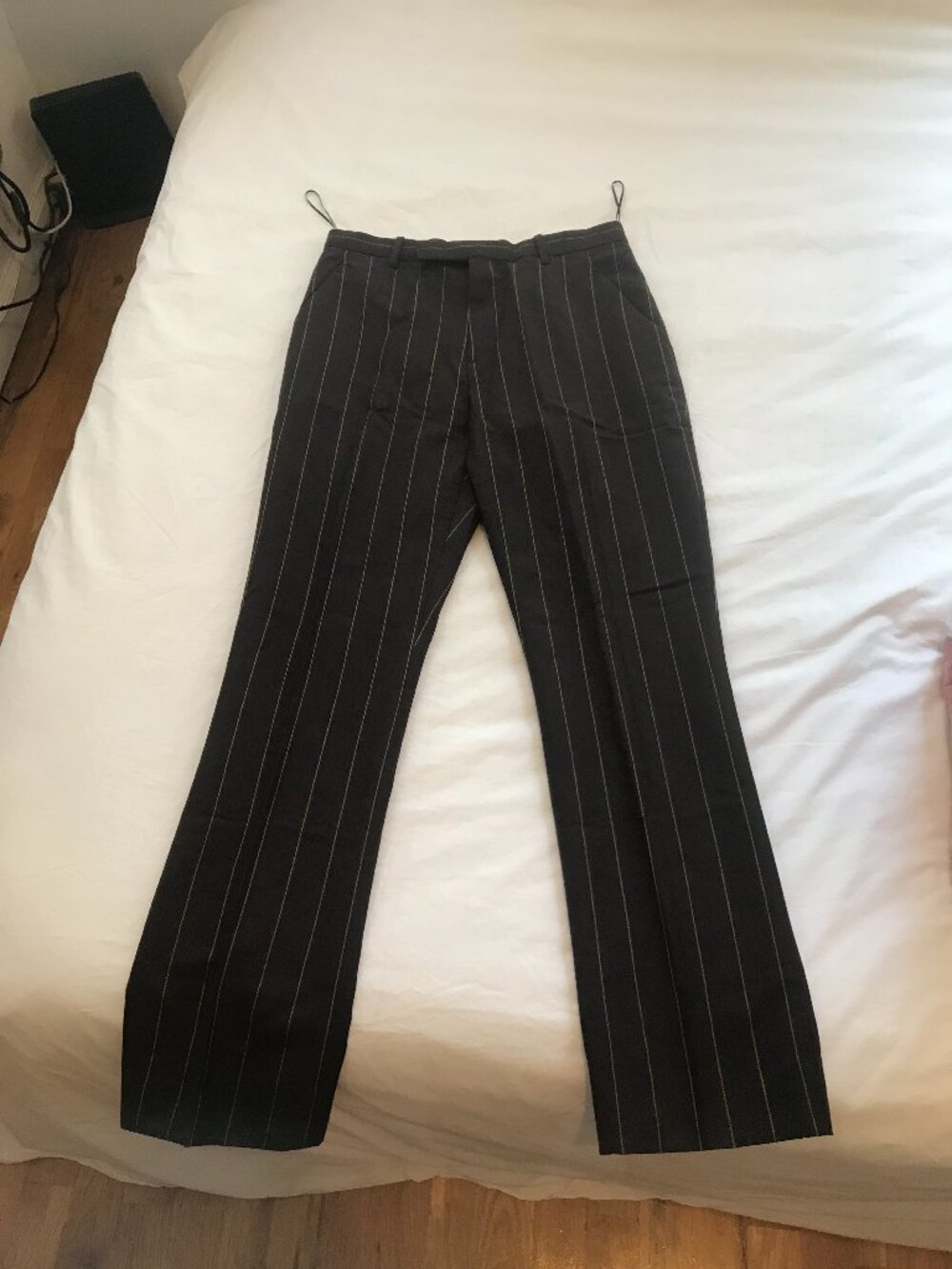 Louis Vuitton Brown Pinstripe Trousers